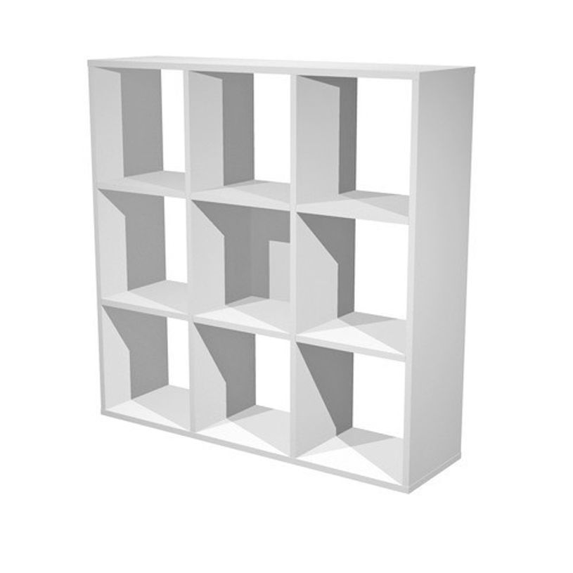 7331910005001-Bibliothèque modulaire MAXICOLOR - 9 cases - blanc-P_79441456_1-0