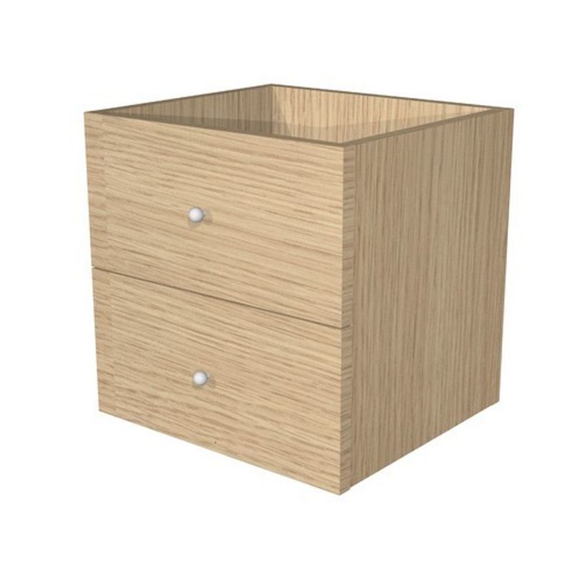 7331910014775-Jeu de 2 tiroirs pour bibliothèque MAXICOLOR - imitation chêne clair-P_79441477_1-0