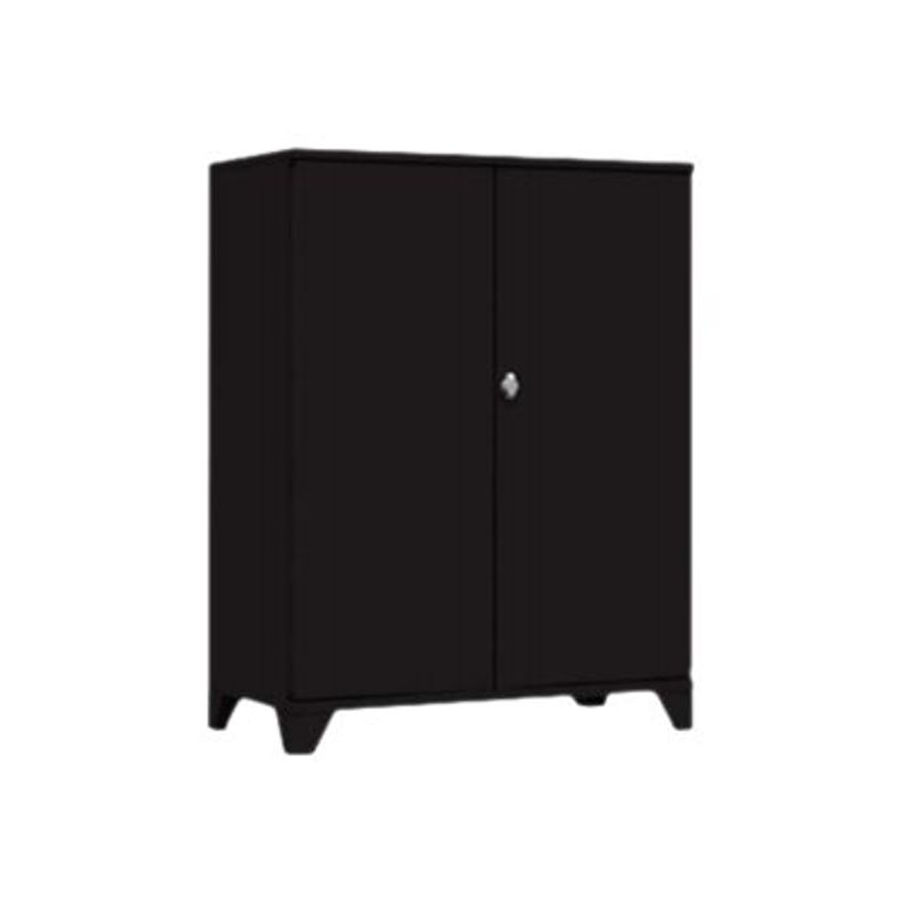 3219099259832-Armoire démontable à portes battantes avec pieds - 113x80 cm - rouge nacré-P_79441481_1-0