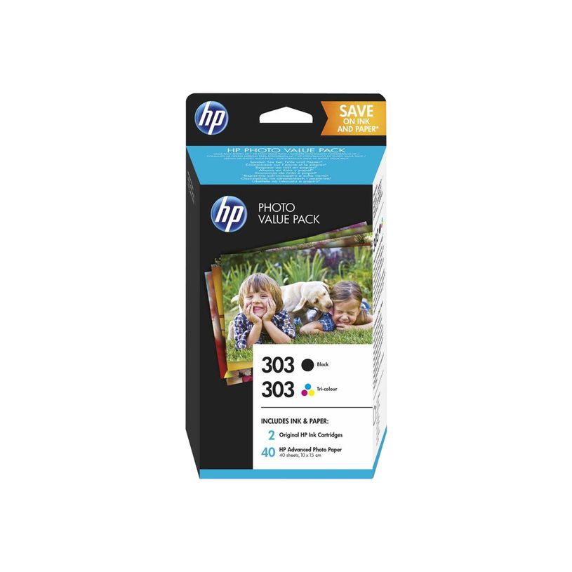 190780737156-HP 303 - pack de 2 + papier photo - noir et 3 couleurs - cartouche d'encre originale (Z4B62-P_79441622_12-6