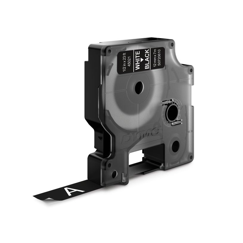 5411313450218-Dymo D1 - Ruban d'étiquettes auto-adhésives - 1 rouleau (12 mm x 7 m) - fond noir écritu-P_79441623_6-1
