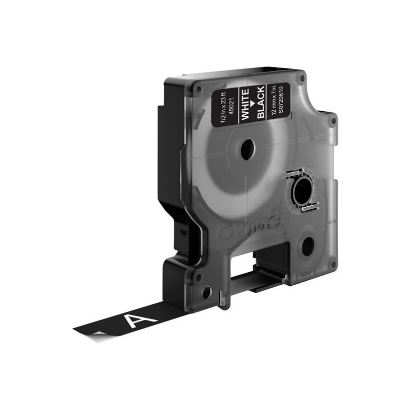 5411313450218-Dymo D1 - Ruban d'étiquettes auto-adhésives - 1 rouleau (12 mm x 7 m) - fond noir écritu-P_79441623_9-4