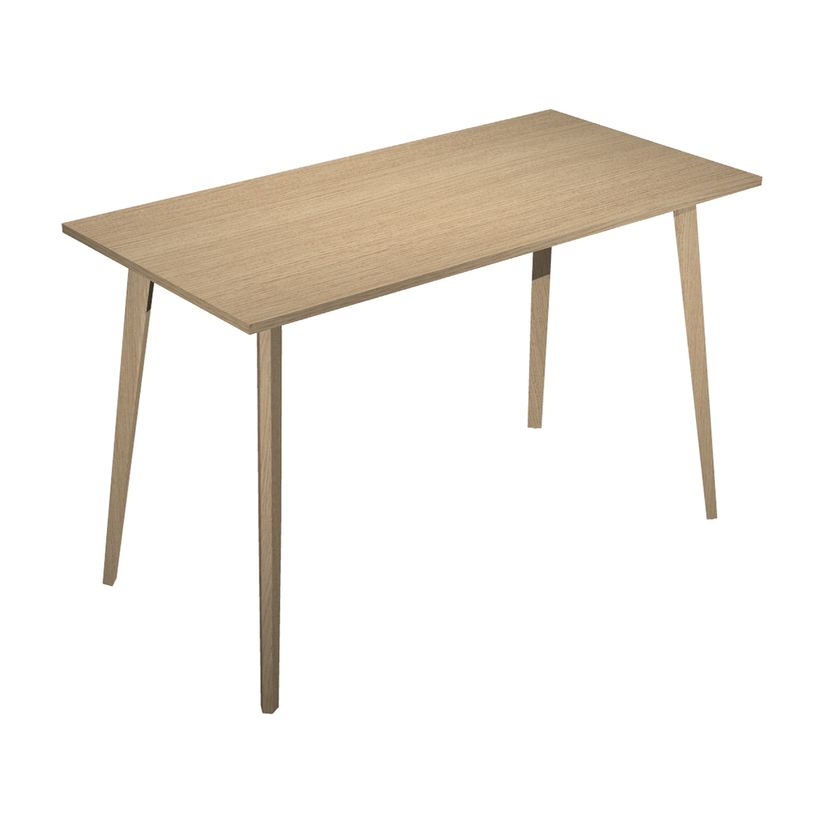 2012349512357-Table haute - 180 x 80 x 105 cm - Pieds bois - Chêne-P_79441758_1-0