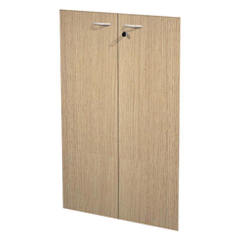 2012349514108-Jeu de 2 portes pour bibliothèque mi-haute - chêne clair-P_79441845_1-0