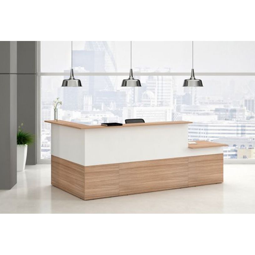 2012349514269-Banque d'accueil en angle 90° MUSA - L76 x H117 x P76 - Noyer/blanc-P_79441853_3-2