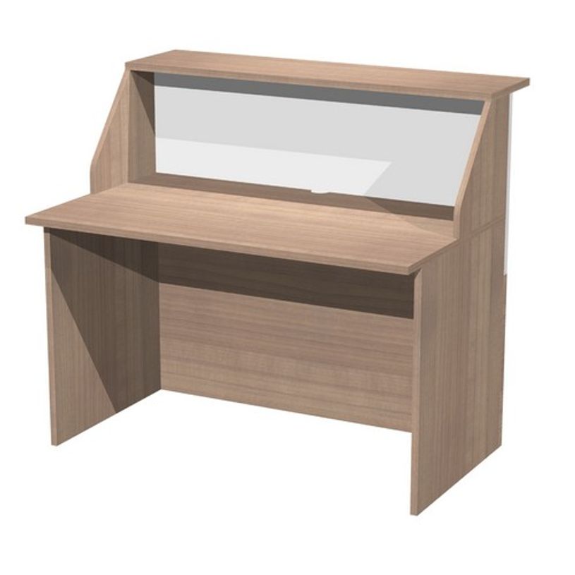 2012349514429-Banque d'accueil module haut MUSA - L120 cm - Noyer/blanc-P_79441861_1-0