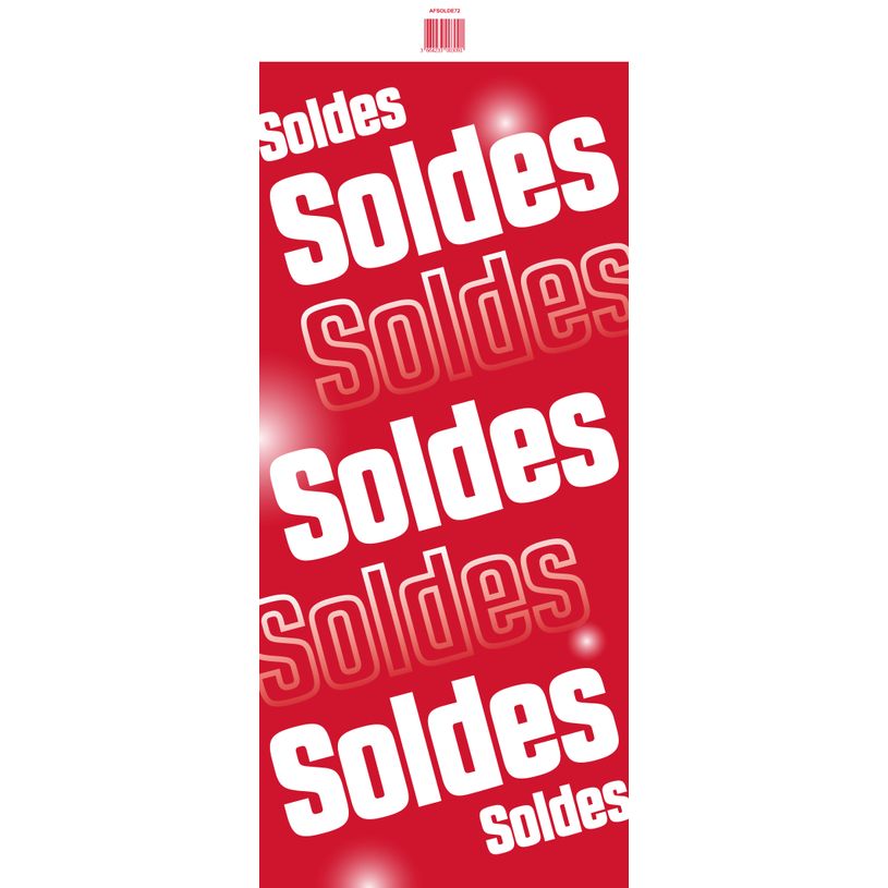 3664233003091-Logistipack - Affiche SOLDES - 72 x 30 cm-P_79441953_1-0