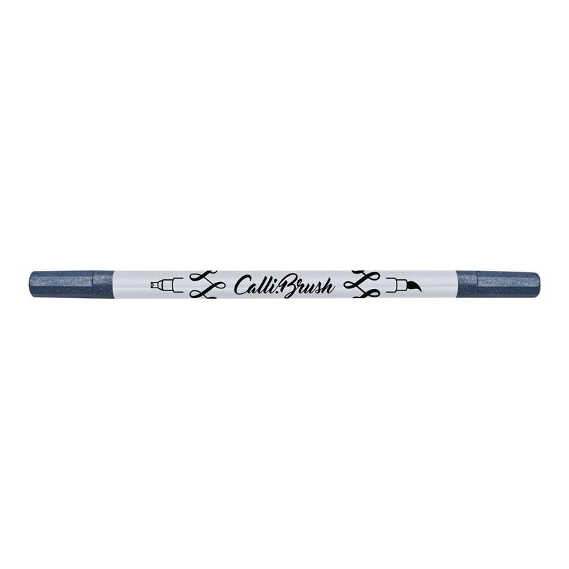 4014421190888-Online Calli.Brush - Stylo pinceau à double embout - bleu métallique-P_79441979_1-0