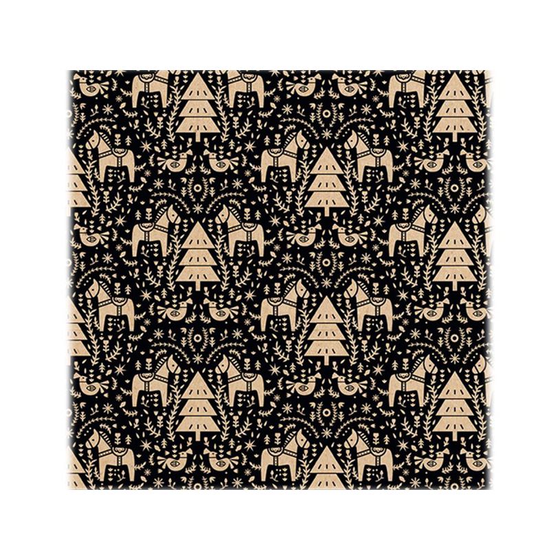 3329682238479-Clairefontaine - Papier cadeau kraft - 70 cm x 50 m - 70 g/m² - motif sapins fond noir-P_79442083_2-1