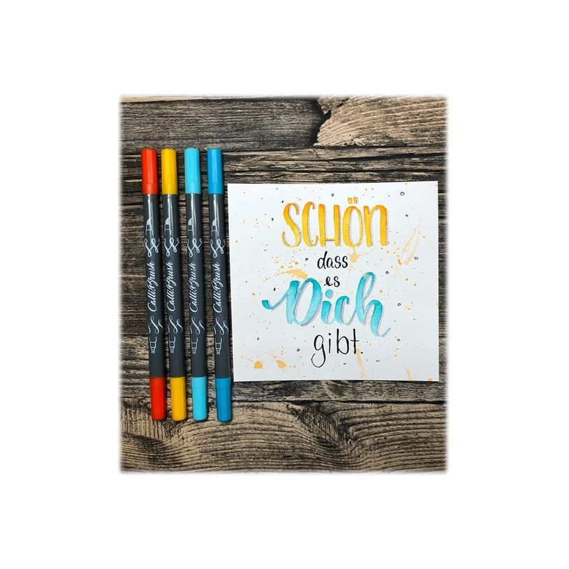 4014421190826-Online Calli.Brush - 24 Stylos pinceaux à double embout - couleurs assorties-P_79442166_5-4