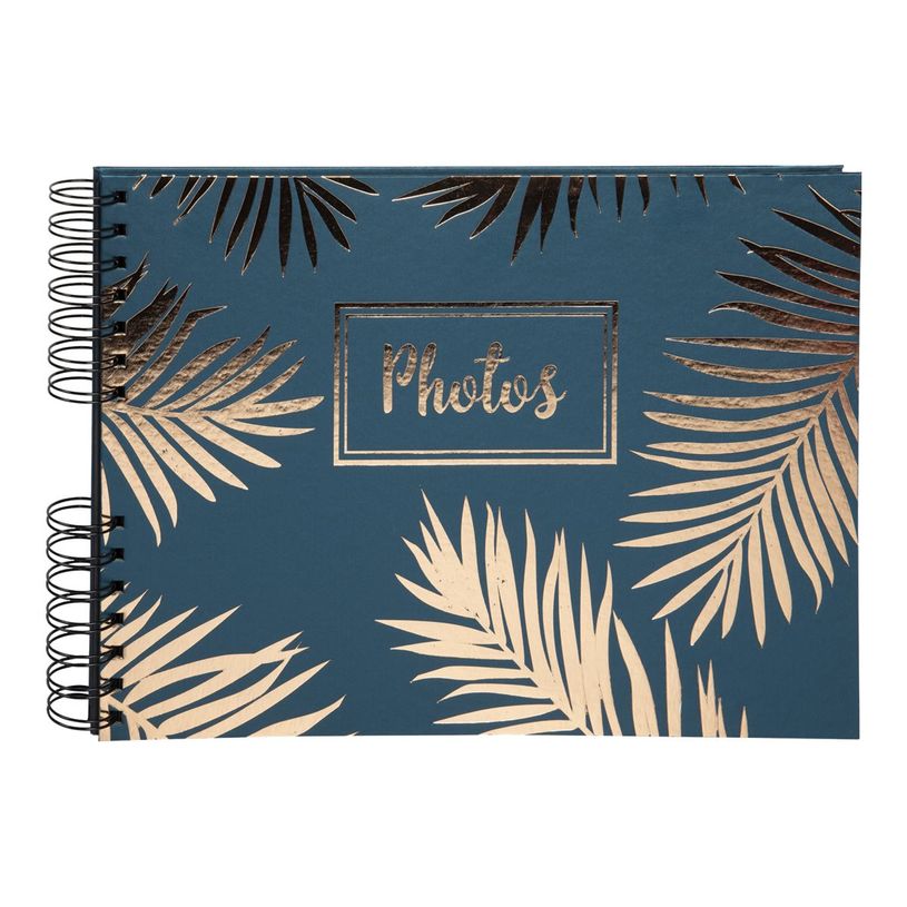 3130630162070-Exacompta Palma - Album photos à spirales 32 x 22 cm - 50 pages noires - bleu-P_79442623_1-0