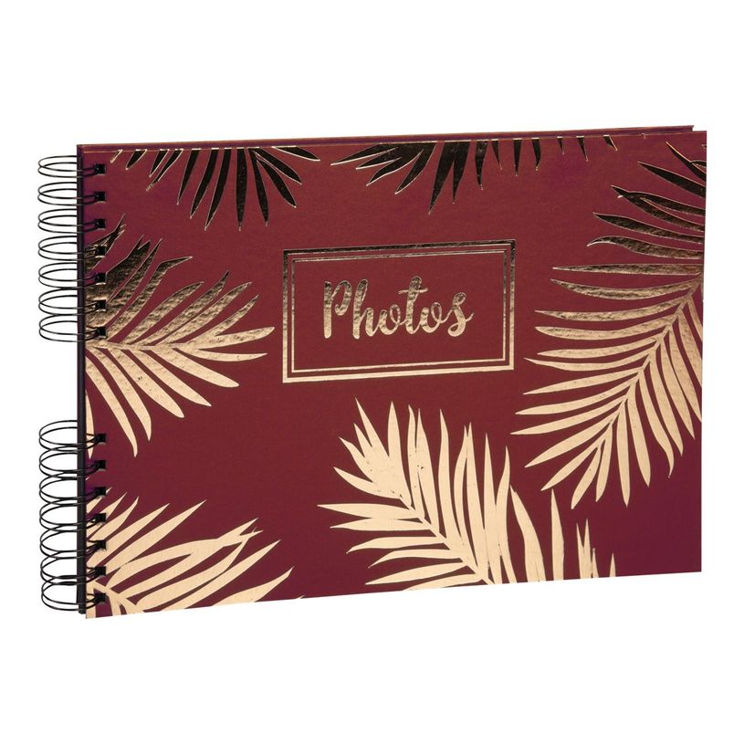 3130630162087-Exacompta Palma - Album photos à spirales 32 x 22 cm - 50 pages noires - rouge-P_79442624_2-1