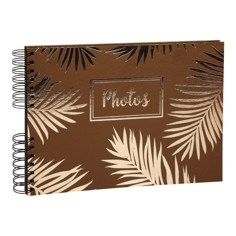 3130630162094-Exacompta Palma - Album photos à spirales 32 x 22 cm - 50 pages noires - or-P_79442625_2-1