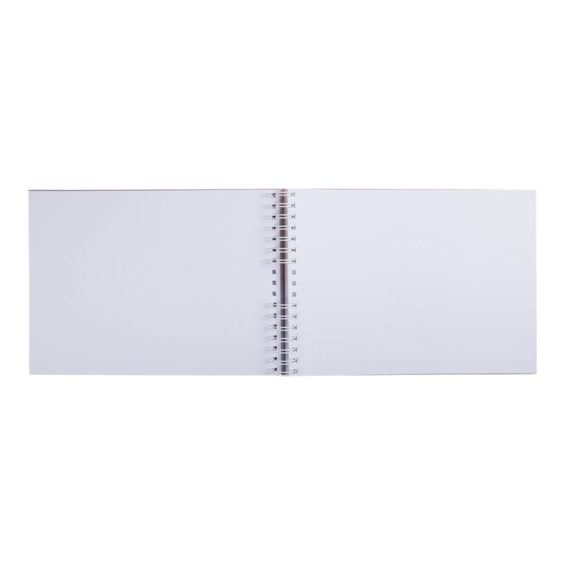 3130630163336-Exacompta Cigogne - Album photos à spirales 32 x 22 cm - 50 pages blanches - rose-P_79442629_4-3