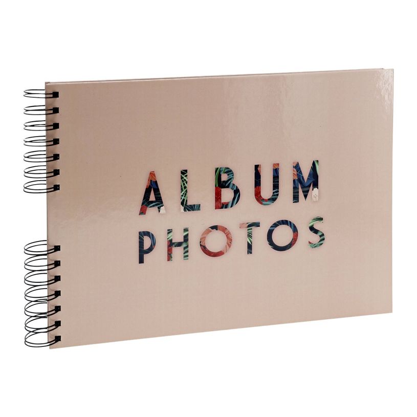 3130630167891-Exacompta Tropical - Album photos à spirales 32 x 22 cm - 50 pages noires - rose-P_79442633_2-1