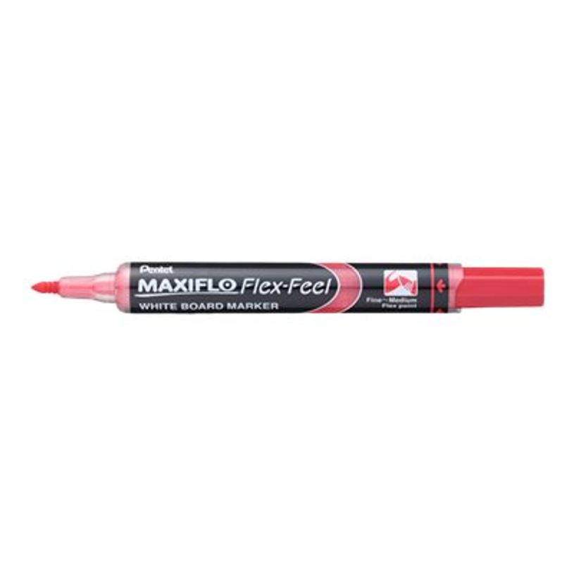 0884851032546-Pentel MAXIFLO FLEX FEEL - Marqueur effaçable - pointe ogive - rouge-P_79442667_1-0