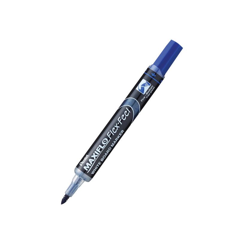 0884851032553-Pentel MAXIFLO FLEX FEEL - Marqueur effaçable - pointe ogive - bleu-P_79442668_2-1