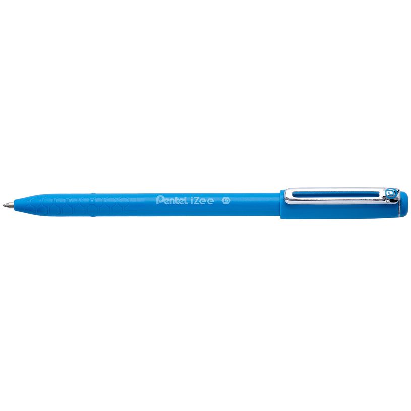 0884851041074-Pentel iZee - Stylo à bille capuchon - bleu ciel - 1 mm - moyen-P_79442683_1-0
