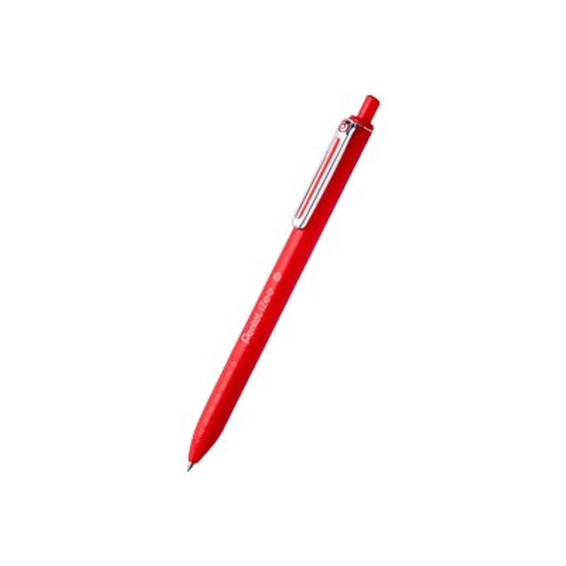 0884851041180-Pentel iZee - Stylo à bille rétractable - rouge - 1 mm - pointe large-P_79442686_1-0