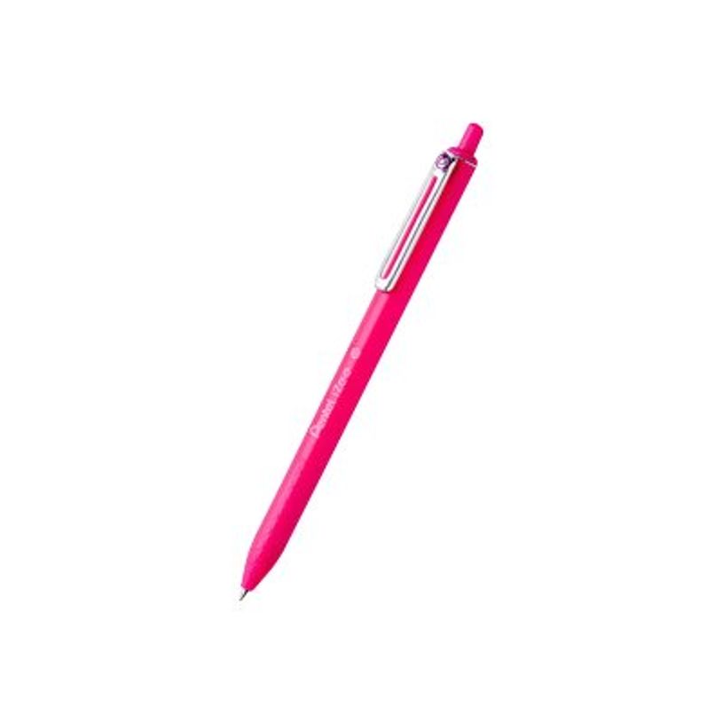 0884851041227-Pentel iZee - Stylo à bille rétractable - rose - 1 mm - pointe large-P_79442690_2-1