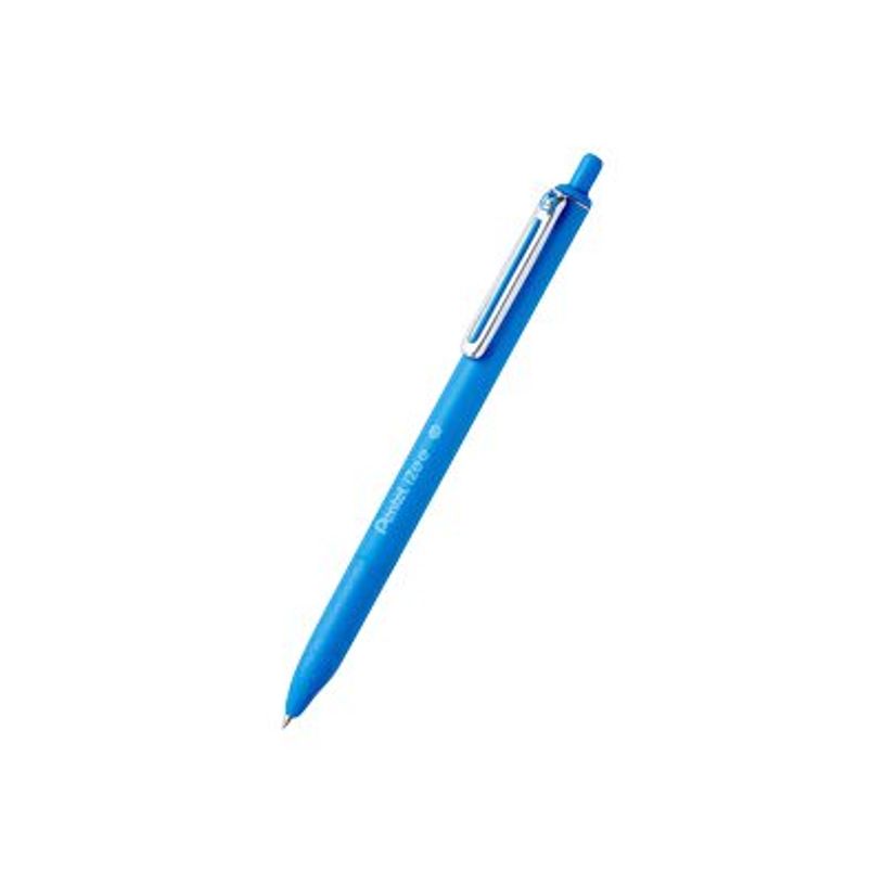 884851041234-Pentel iZee - Stylo à bille rétractable - bleu ciel - 1 mm - pointe large-P_79442691_1-0
