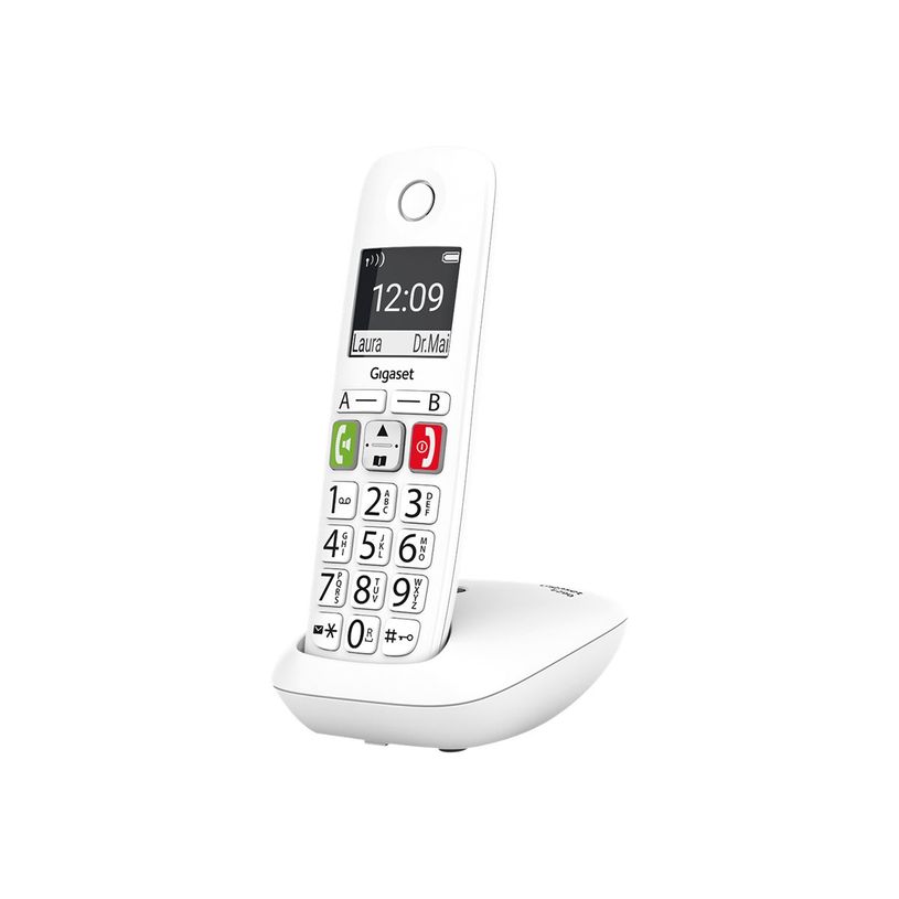 4250366856100-Gigaset E290 - téléphone sans fil à grosse touche - blanc-P_79442769_1-0
