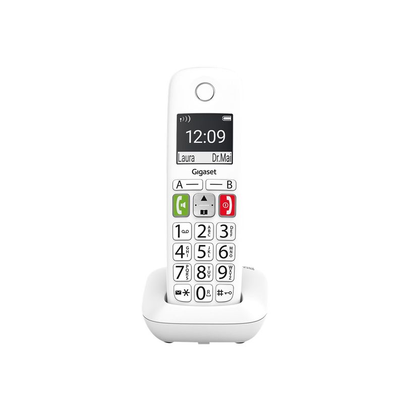 4250366856100-Gigaset E290 - téléphone sans fil à grosse touche - blanc-P_79442769_3-2