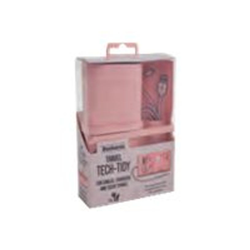 5035393410032-Catwalk-669 - Etui pour câbles et chargeurs - oragnisateur de voyage - rose-P_79442910_1-1