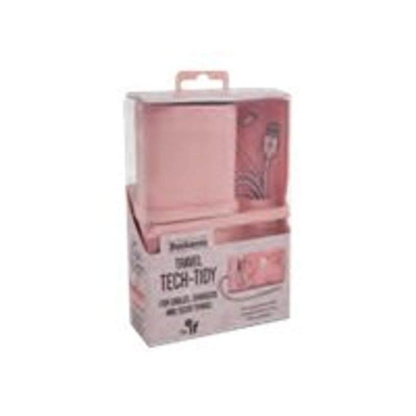 5035393410032-Catwalk-669 - Etui pour câbles et chargeurs - oragnisateur de voyage - rose-P_79442910_2-0