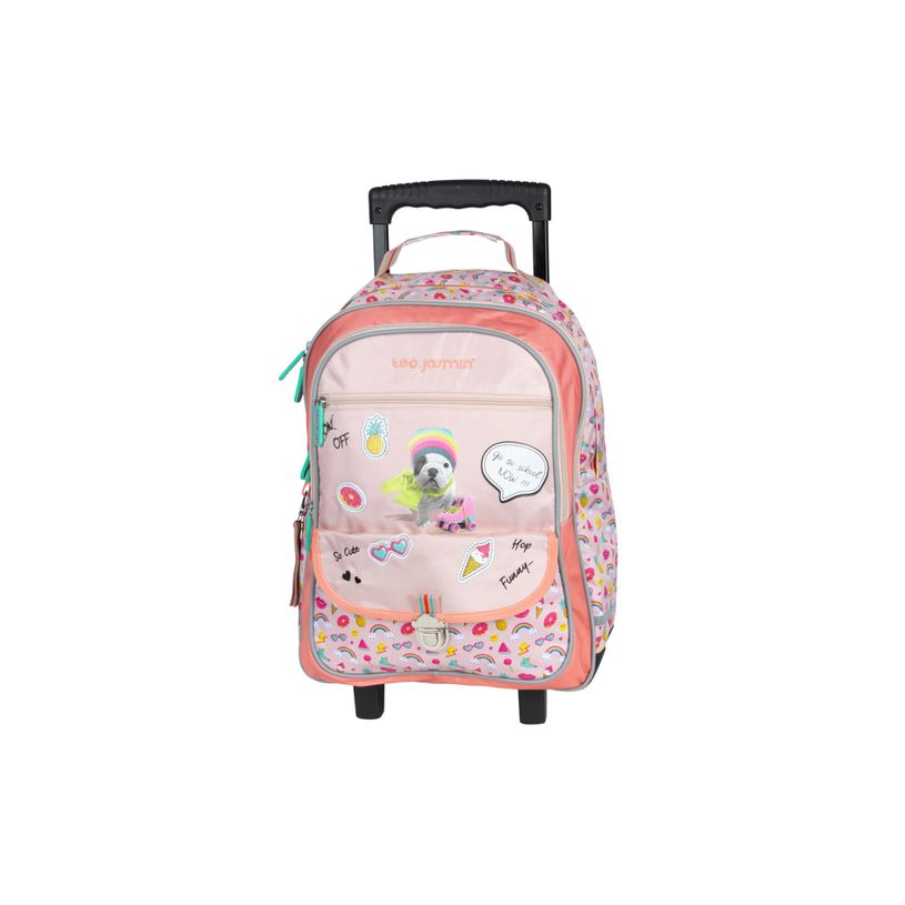 3661507222332-Teo Jasmin Roller - Sac à dos à roulettes 2 compartiments - Kid'abord-P_79442967_1-0