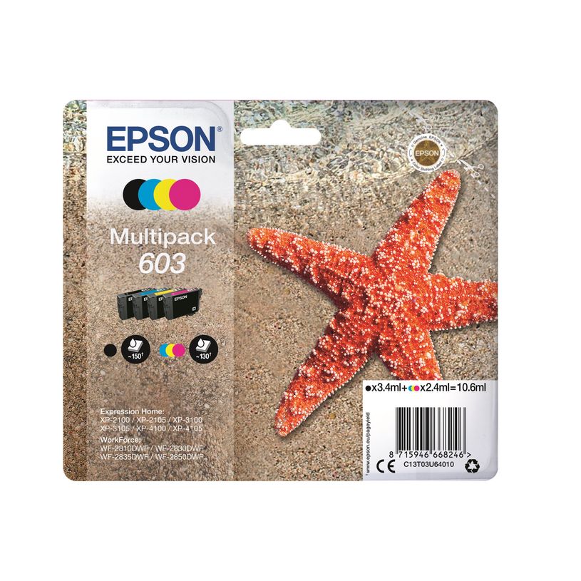8715946668246-Epson 603 Etoile de mer - pack de 4 - noir, cyan, magenta, jaune - cartouche d'encre origin-P_79443106_6-2