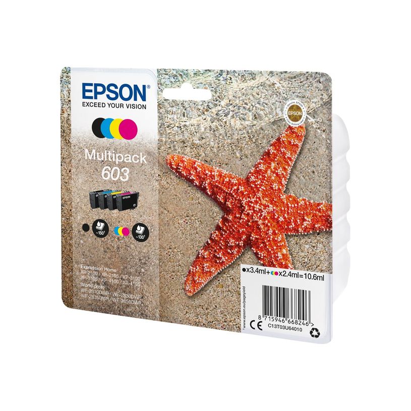 8715946668246-Epson 603 Etoile de mer - pack de 4 - noir, cyan, magenta, jaune - cartouche d'encre origin-P_79443106_7-5