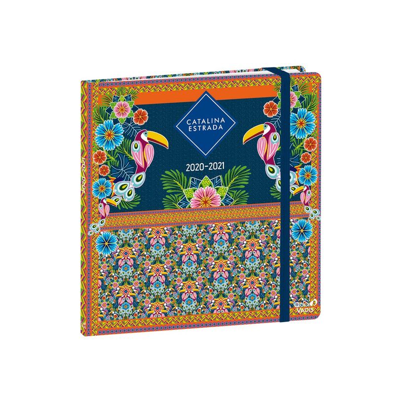 3371010404797-Quo Vadis - Agenda Catalina Estrada avec élastique - 1 semaine sur 2 pages - 16 x 16 cm - dif-P_79443140_3-2