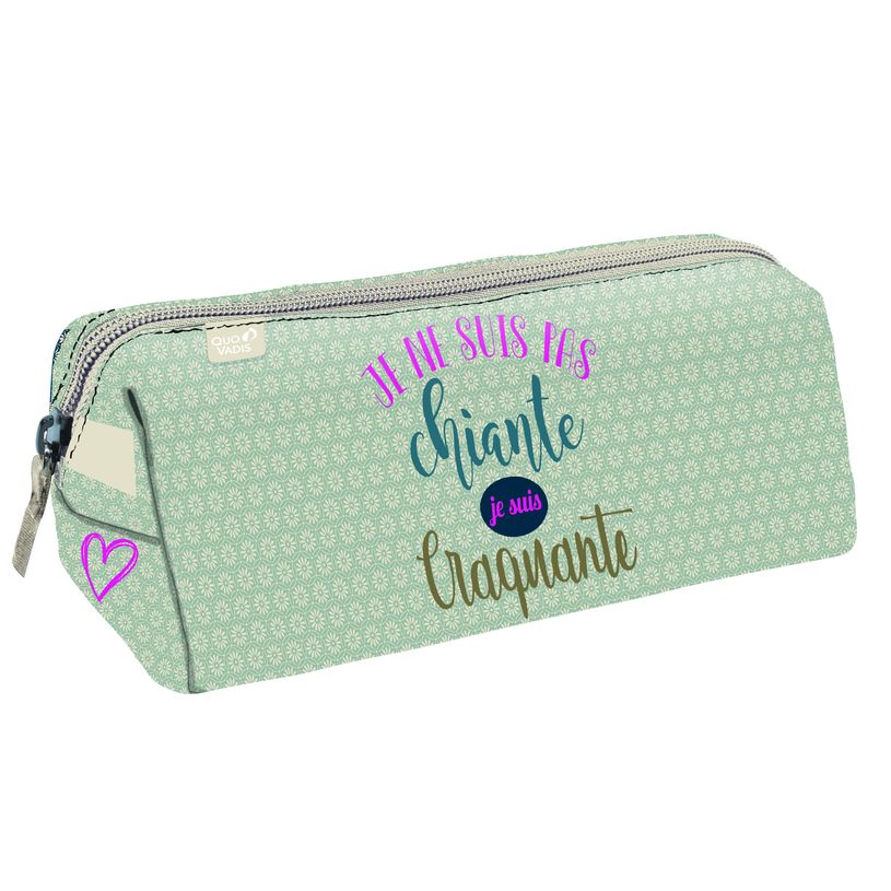 3371010424627-Trousse triangulaire Words 1 compartiment - différents modèles disponibles - Quo Vadis-P_79443142_1-0