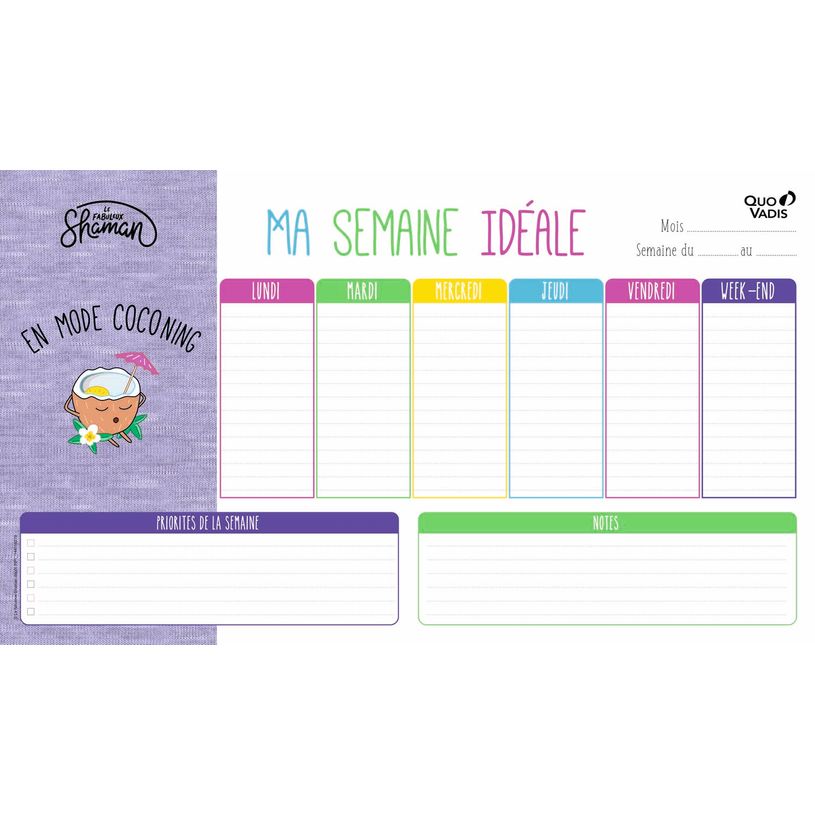 3371010435845-Quo Vadis Shaman - Sous-main papier - 25 x 43 cm - 55 feuilles-P_79443148_1-0