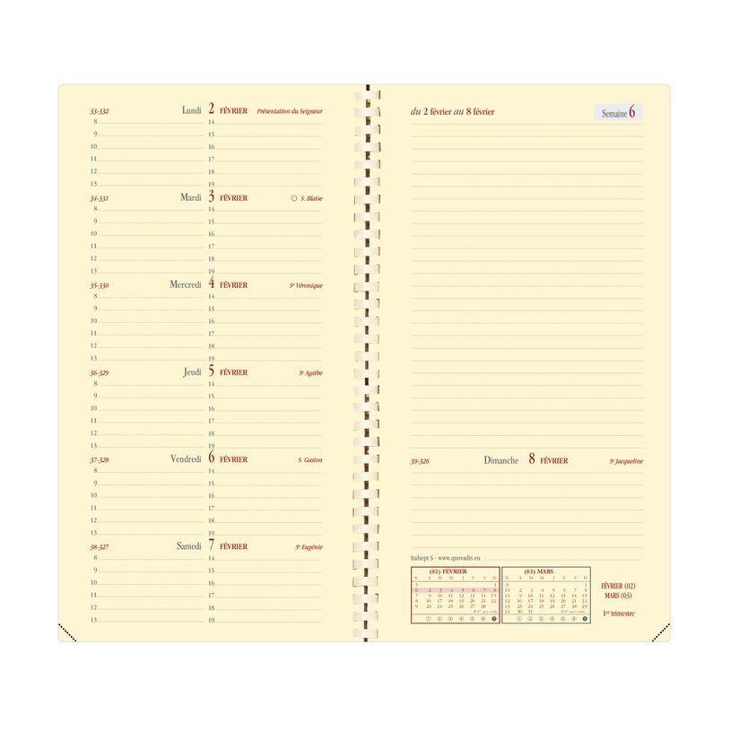 3371010449682-Agenda Soho Italsept spiralé avec répertoire - 1 semaine sur 2 pages - 8,8 x 17 cm - bleu-P_79443233_2-1