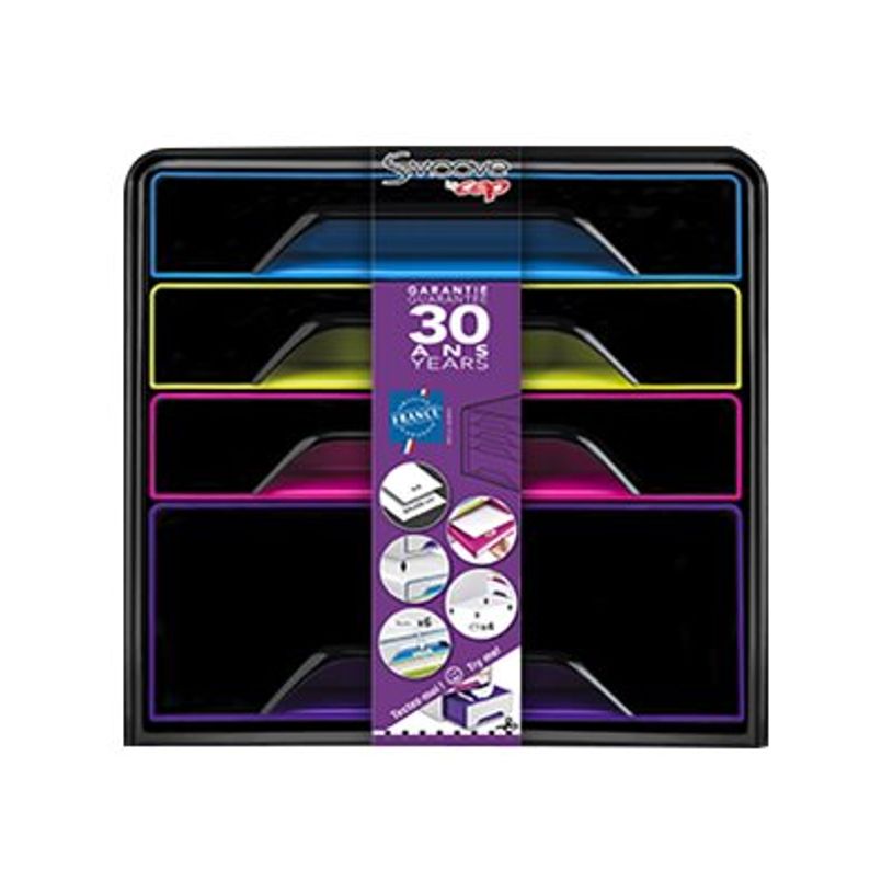 3462159011981-CEP Smoove - Module de classement 4 tiroirs - multicolore-P_79443241_1-0