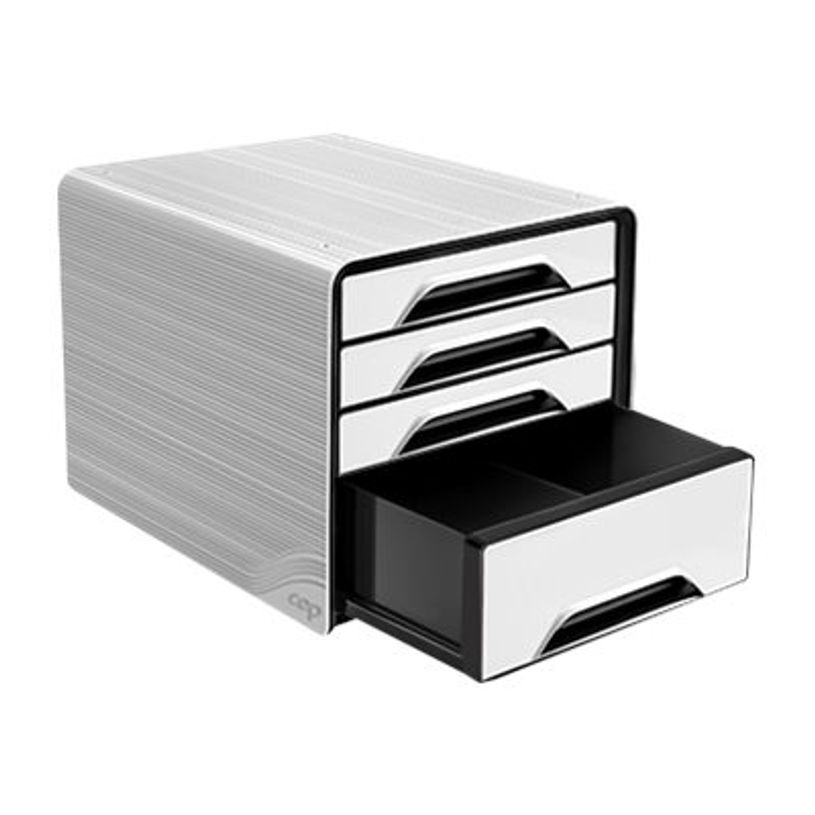 3462159012063-CEP Smoove - Module de classement 4 tiroirs - blanc/noir-P_79443242_2-4