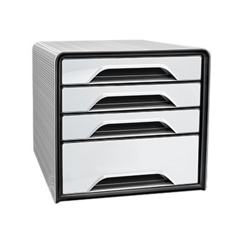 3462159012063-CEP Smoove - Module de classement 4 tiroirs - blanc/noir-P_79443242_4-1