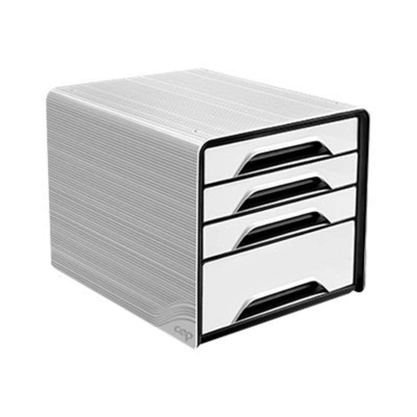 3462159012063-CEP Smoove - Module de classement 4 tiroirs - blanc/noir-P_79443242_5-2