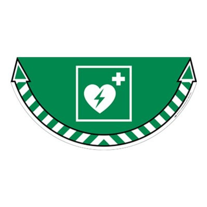 3462159012537-CEP Take Care - Sticker de signalisation : DAE défibrilateur - vert-P_79443254_1-0