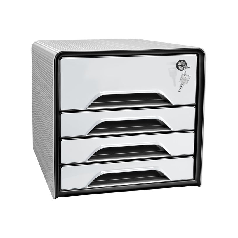 3462159013381-Smoove Secure by CEP - Module de classement 4 tiroirs - blanc - fermable à clé-P_79443257_1-0