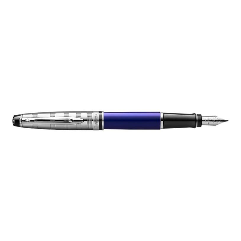 3026980936549-Waterman Expert Deluxe - Stylo plume bleu - pointe fine-P_79443278_2-1