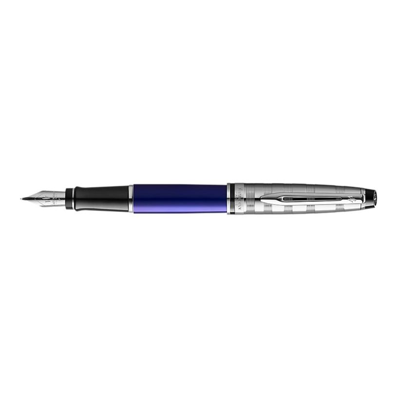 3026980936549-Waterman Expert Deluxe - Stylo plume bleu - pointe fine-P_79443278_4-3