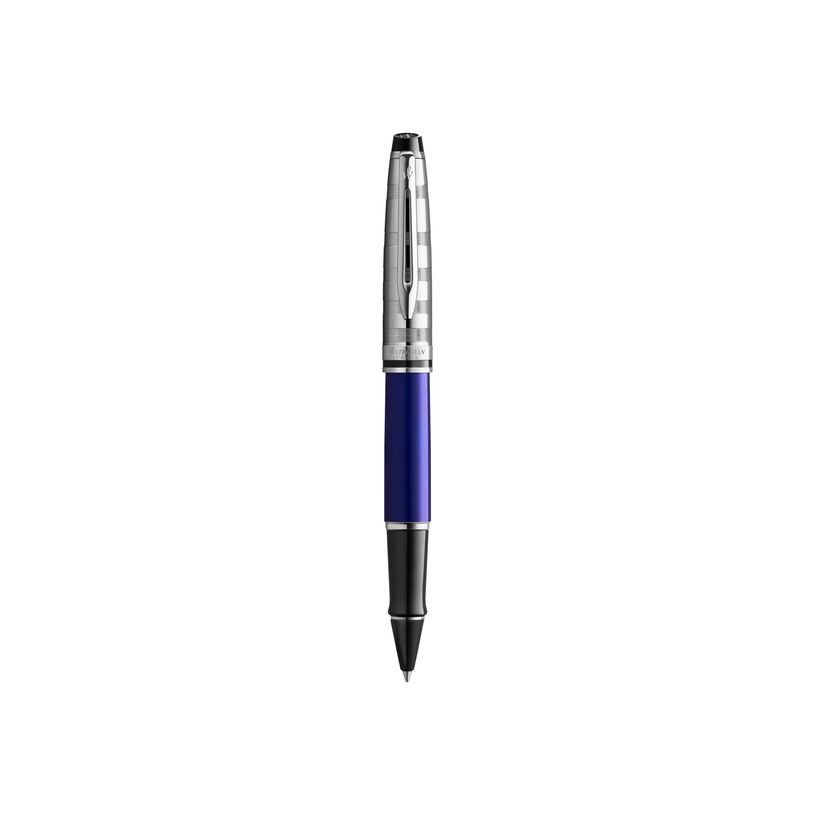 3026980936563-Waterman Deluxe - Roller bleu - pointe fine-P_79443280_1-0