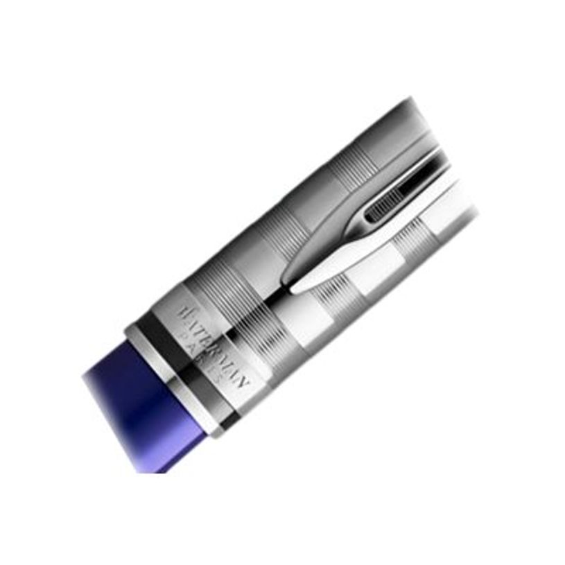 3026980936563-Waterman Deluxe - Roller bleu - pointe fine-P_79443280_6-5