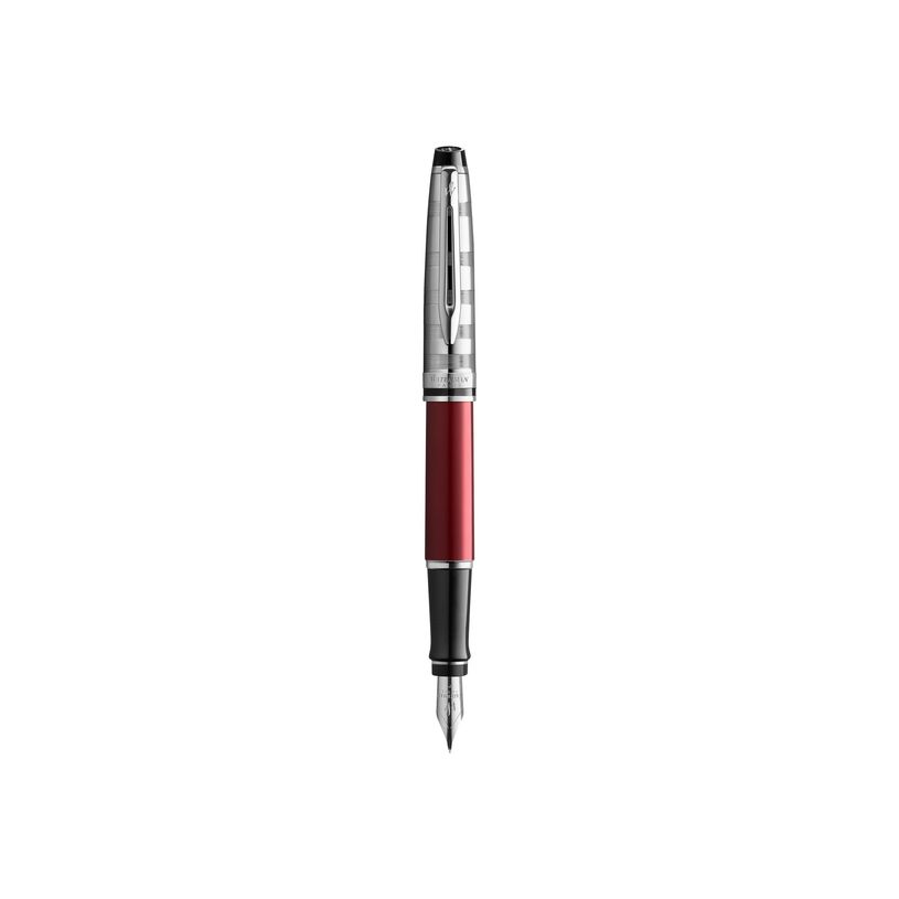 3026980936594-Waterman Expert Deluxe - Stylo plume rouge - pointe moyenne-P_79443283_2-1