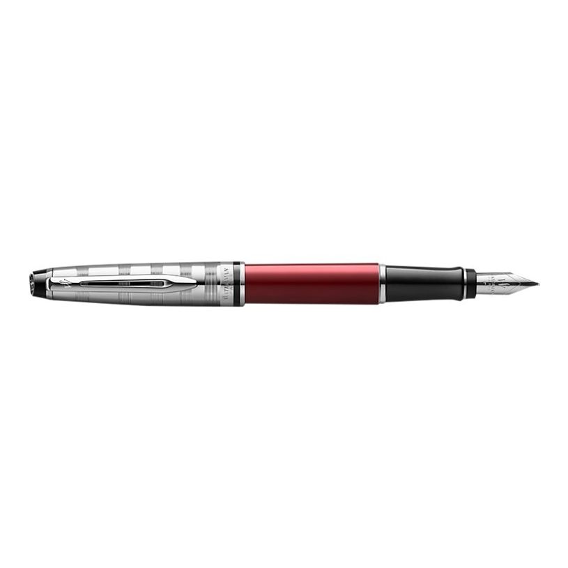 3026980936594-Waterman Expert Deluxe - Stylo plume rouge - pointe moyenne-P_79443283_4-3