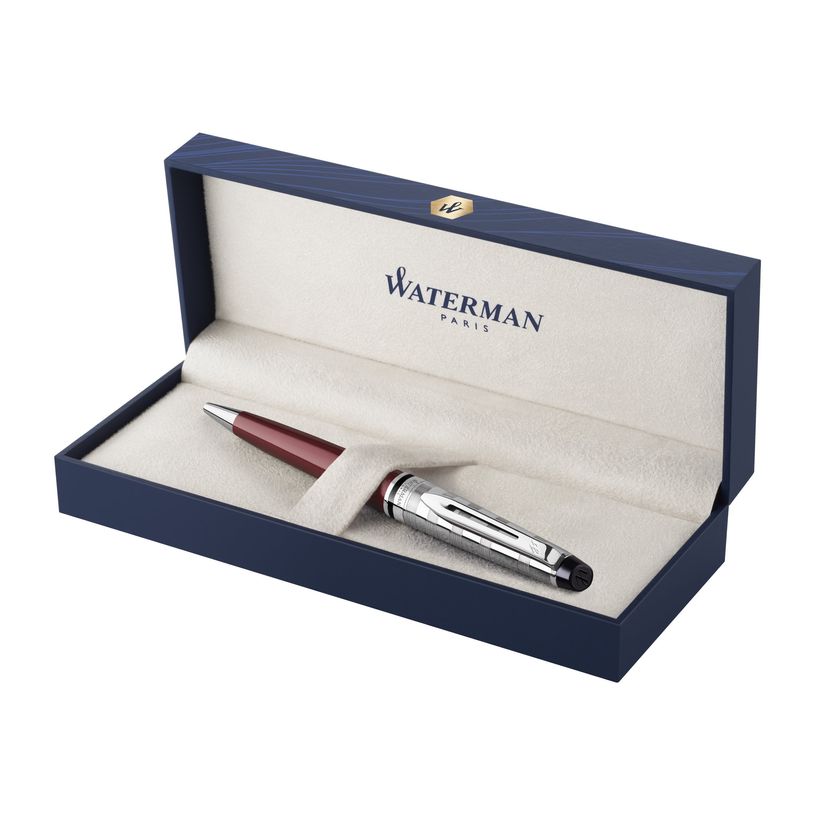 3026980936617-Waterman Deluxe - Stylo à bille rouge - pointe moyenne-P_79443285_3-2