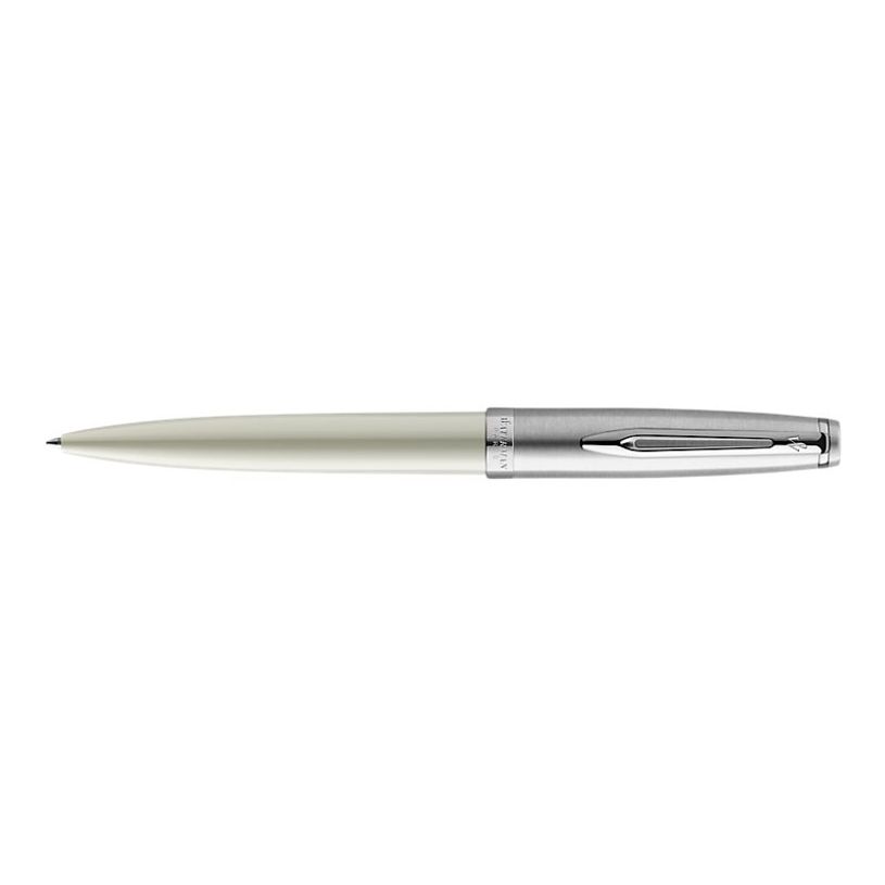 3026981003301-Waterman Embleme - Stylo à bille chromé ivoire - pointe moyenne-P_79443291_1-0